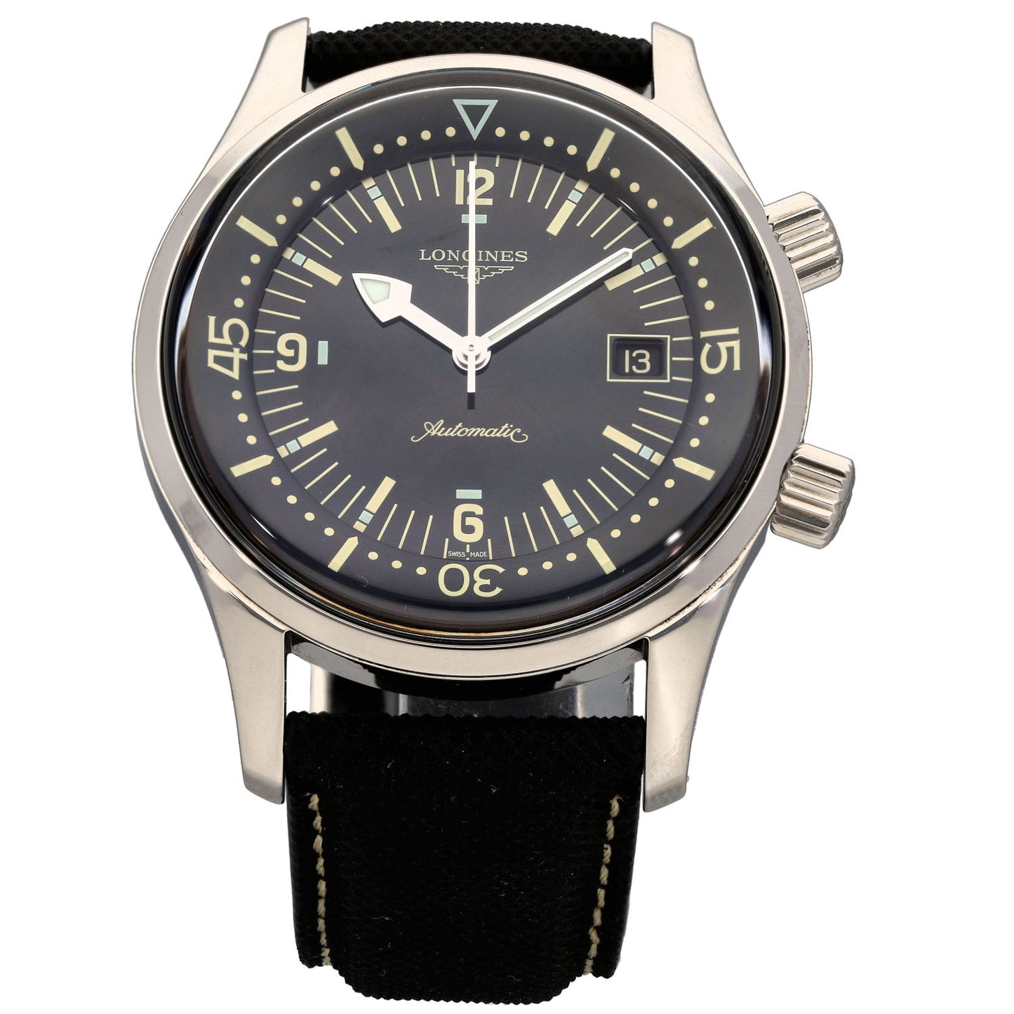 Longines Legend Diver L3.674.4 42mm Stainless Steel Watch