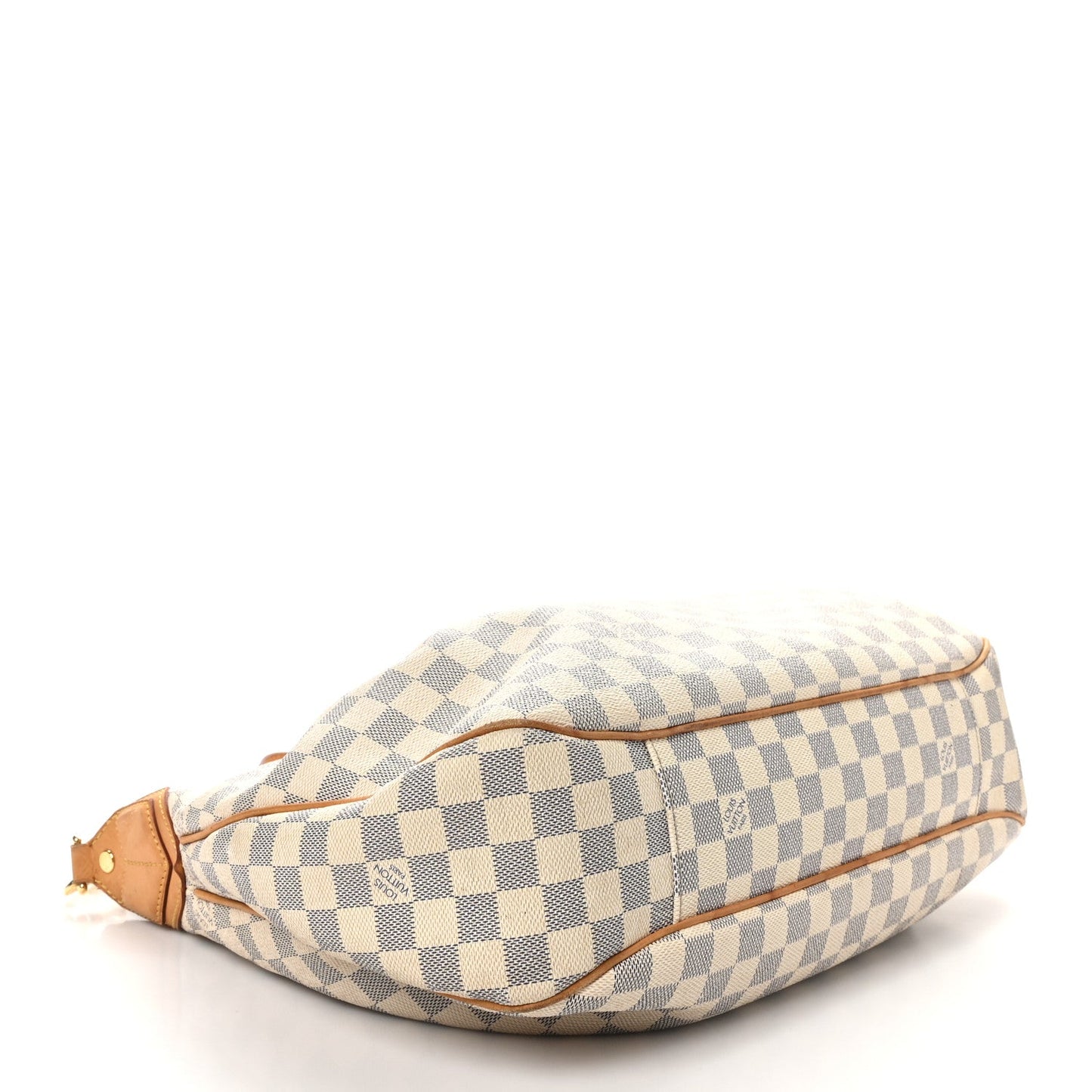 Louis Vuitton Evora Damier Azur Hand Coated Canvas Bag - White