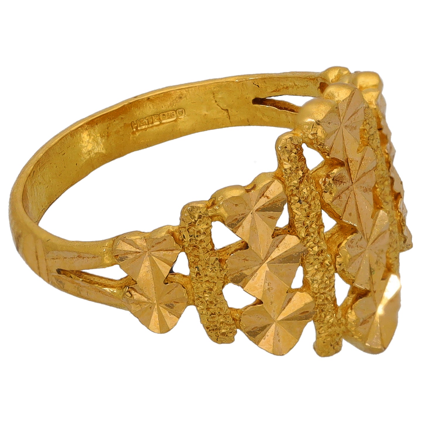22ct Gold Alternative Ring Size N