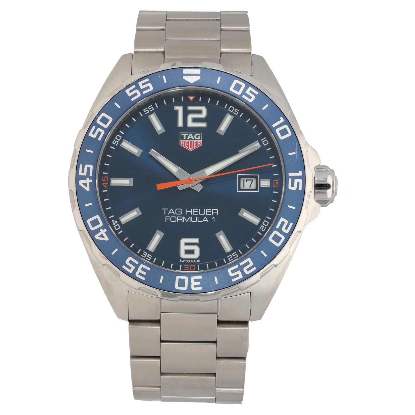 Tag Heuer Formula 1 WAZ1010 43mm Stainless Steel Watch