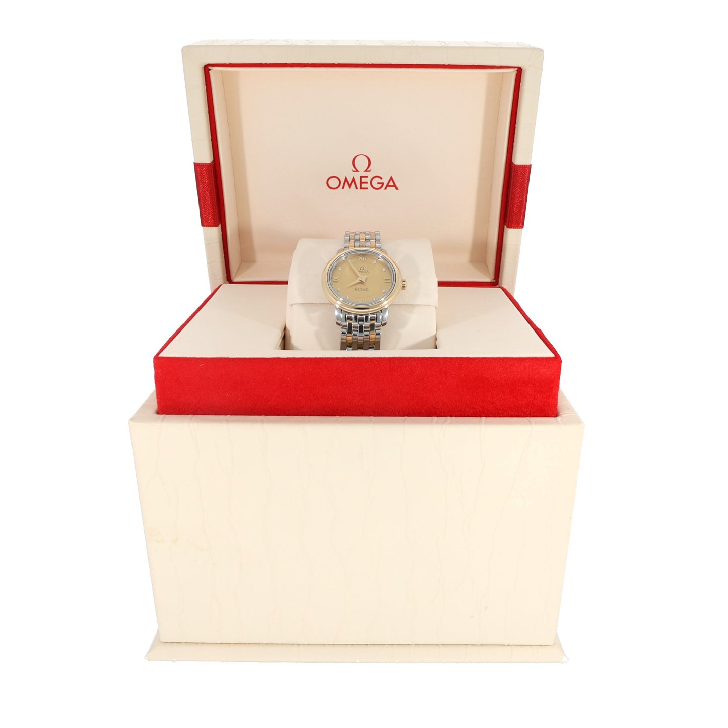 Omega De Ville 424.20.24.60.58.001 24.4mm Bi-Colour Watch
