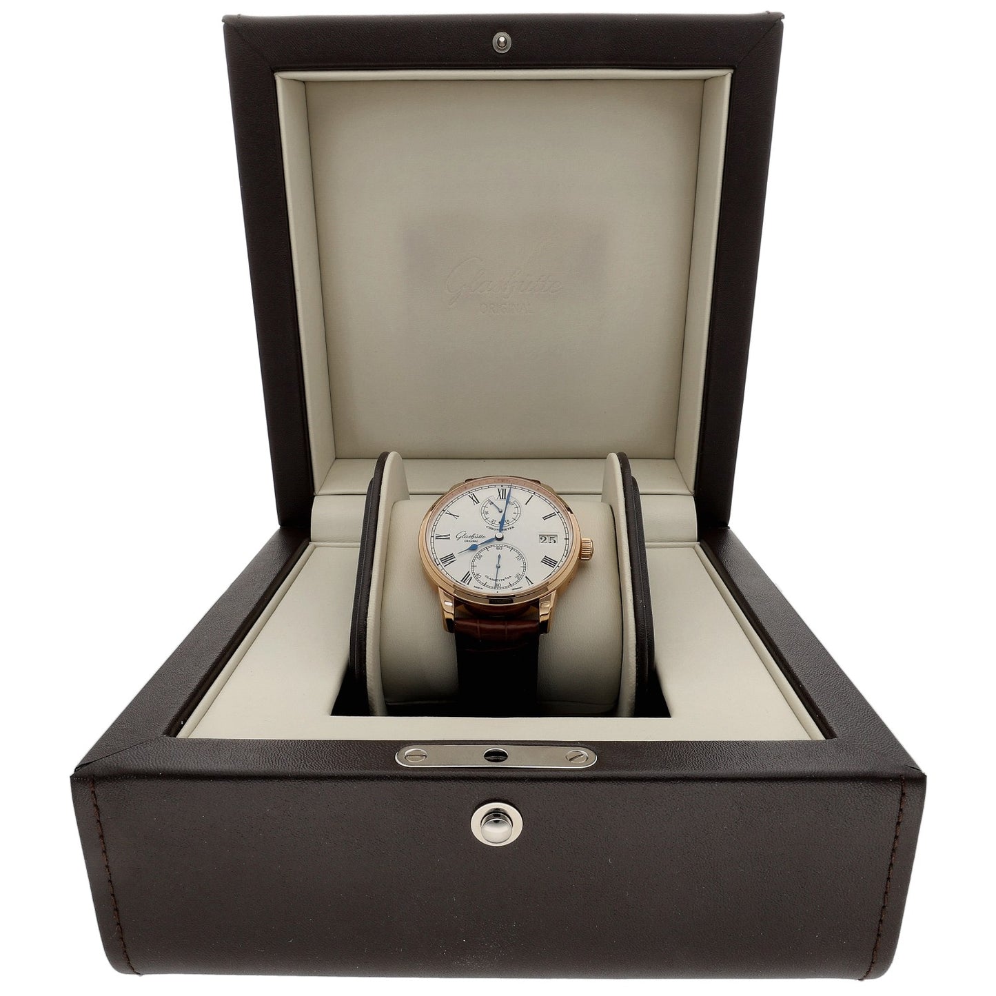 Glashütte Original Senator Chronometer 1.58.01.02.05.30 42mm Gold Watch