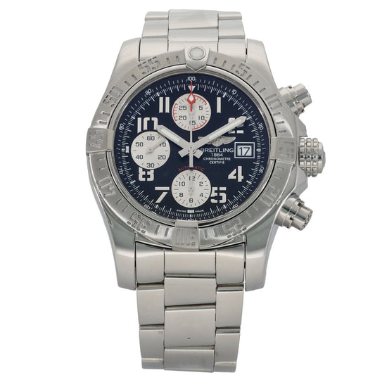 Breitling Super Avenger II A13381 43mm Stainless Steel Watch