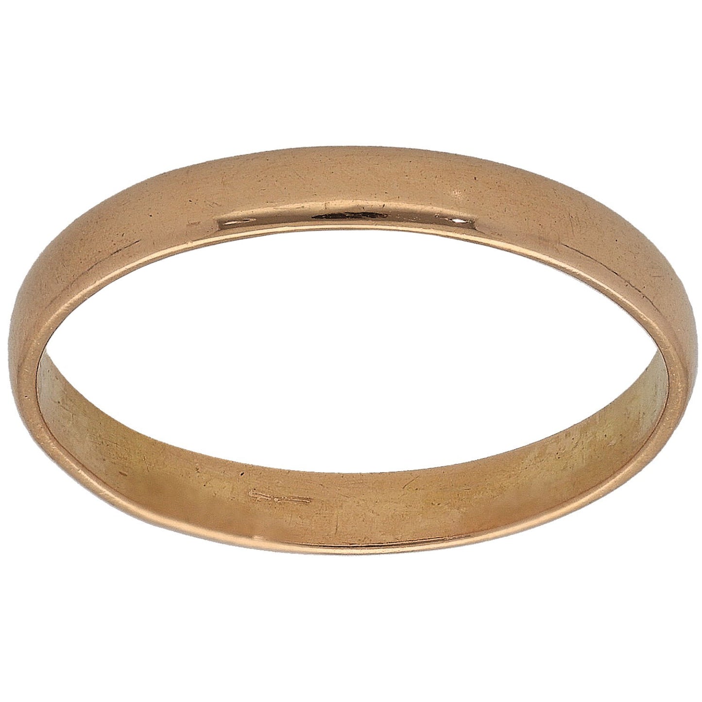 22ct Gold Plain Wedding Ring Size N