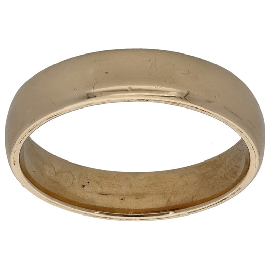 9ct Gold Plain Wedding Ring Size U