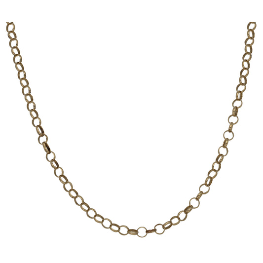 9ct Gold Belcher Chain 20"