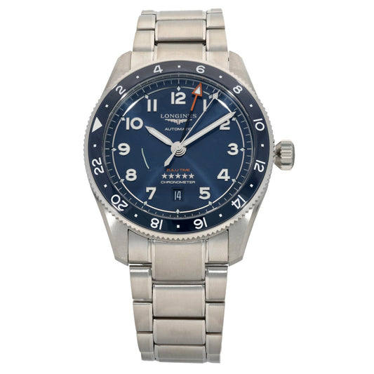 Longines Spirit Zulu Time L3.812.4 42mm Stainless Steel Watch