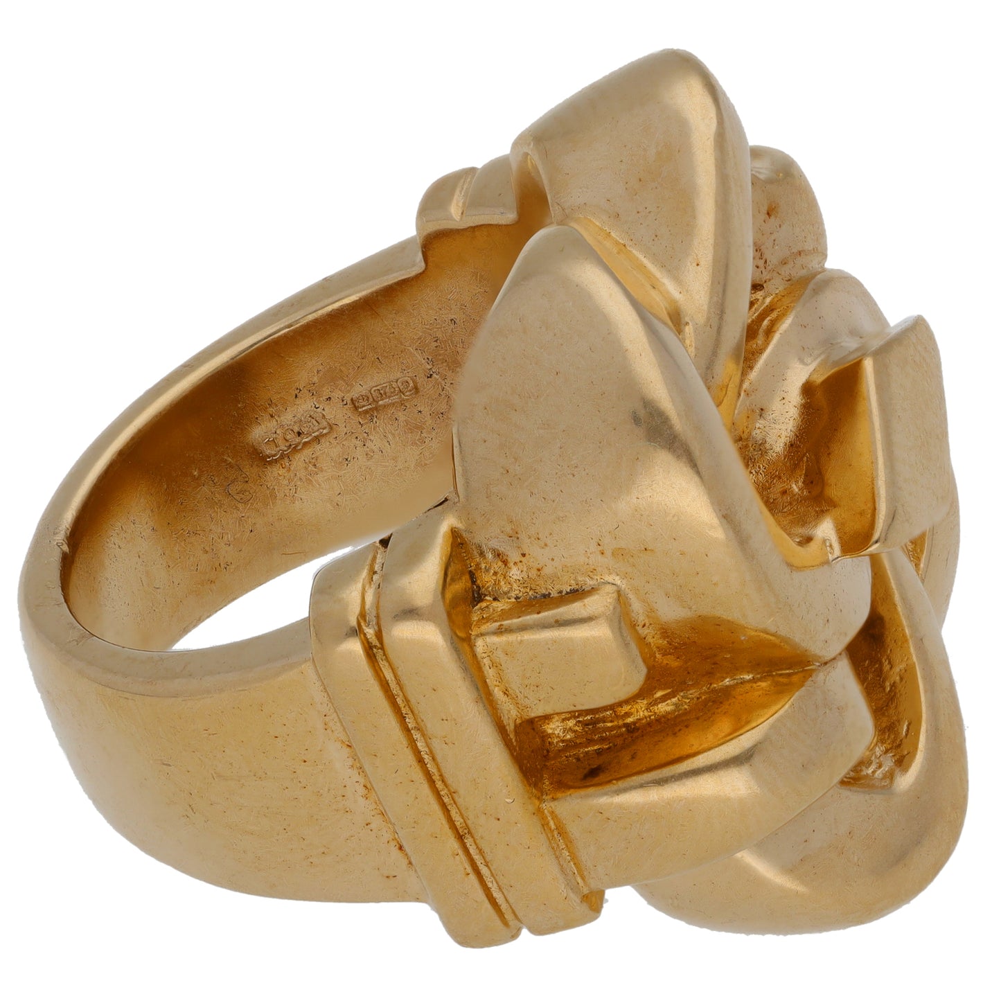 9ct Gold Knot Ring Size W
