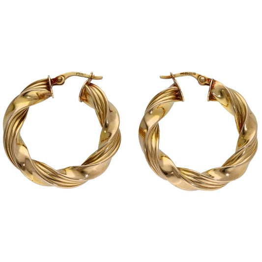 9ct Gold Hoop Earrings