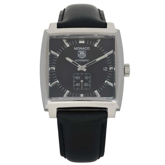 Tag Heuer Monaco WW2110-0 37mm Stainless Steel Watch