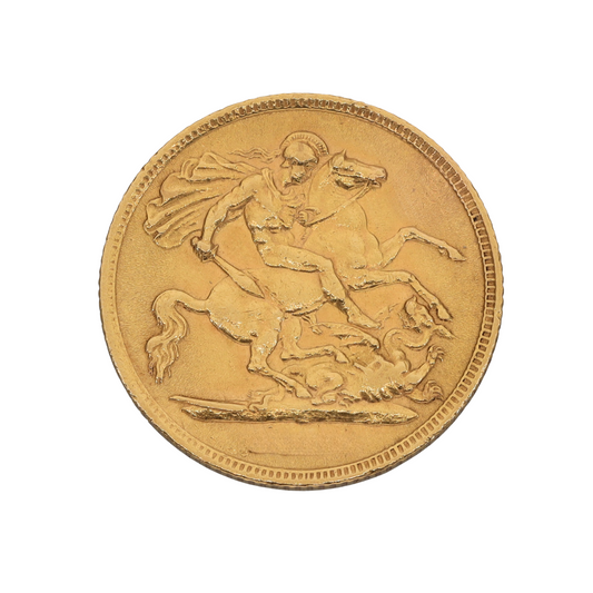 22ct Gold Queen Victoria Full Sovereign Coin - Various Dates (1893 - 1901)