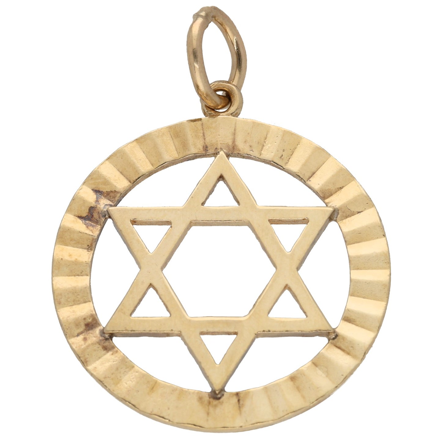 9ct Gold Star of David Pendant