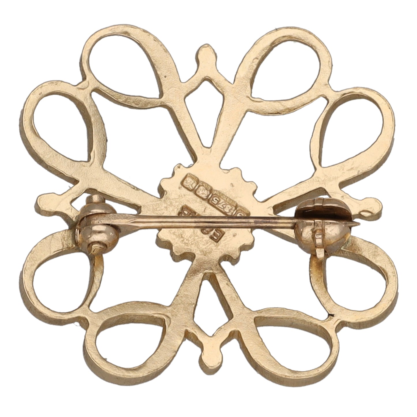 9ct Gold Sapphire Dress Brooch