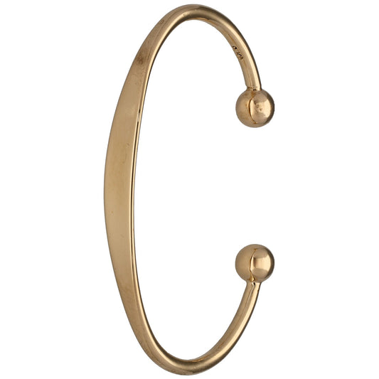 9ct Gold Torque Bangle