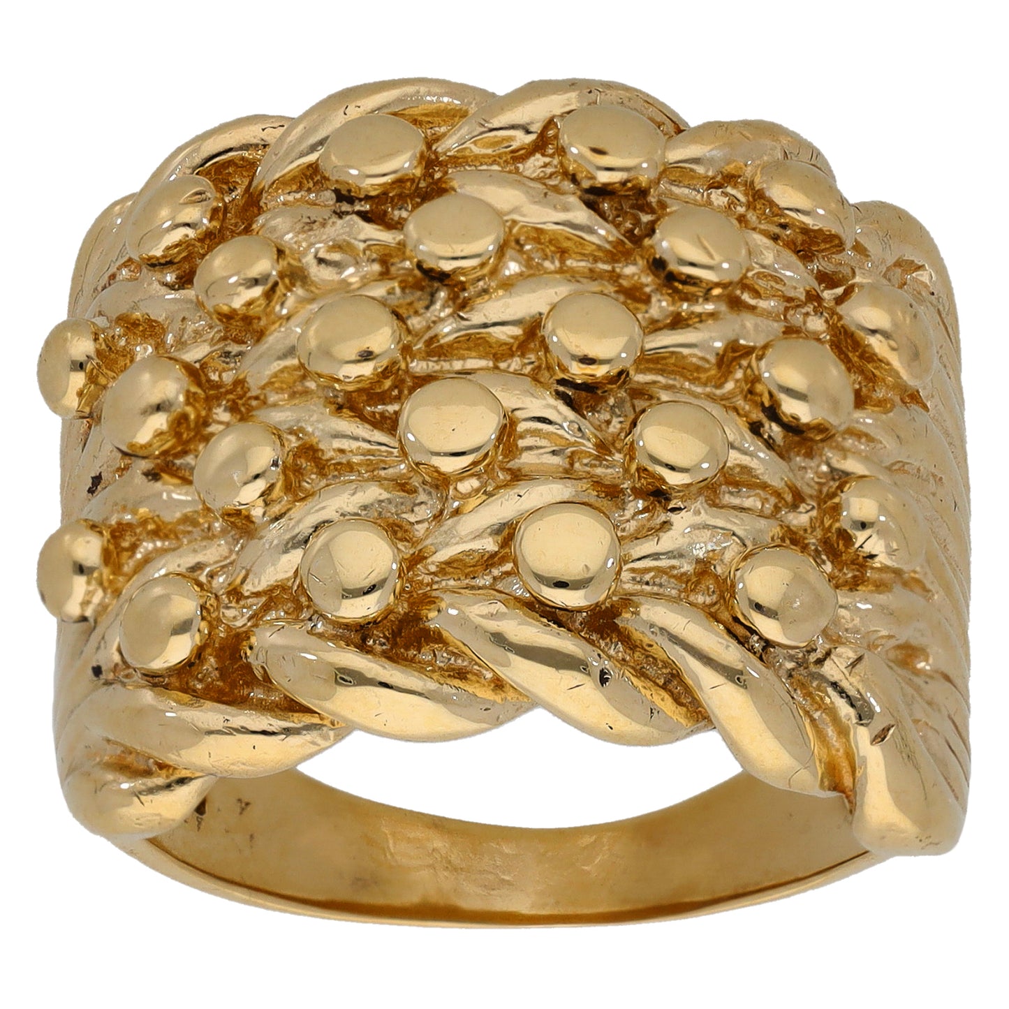 9ct Gold Keeper Ring Size V