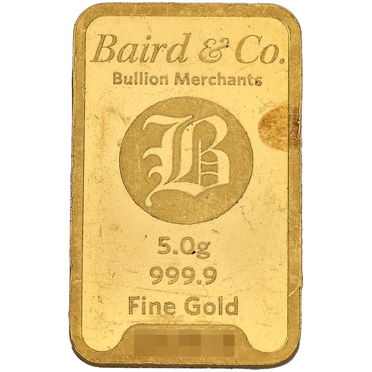 24ct 5g Gold Bar