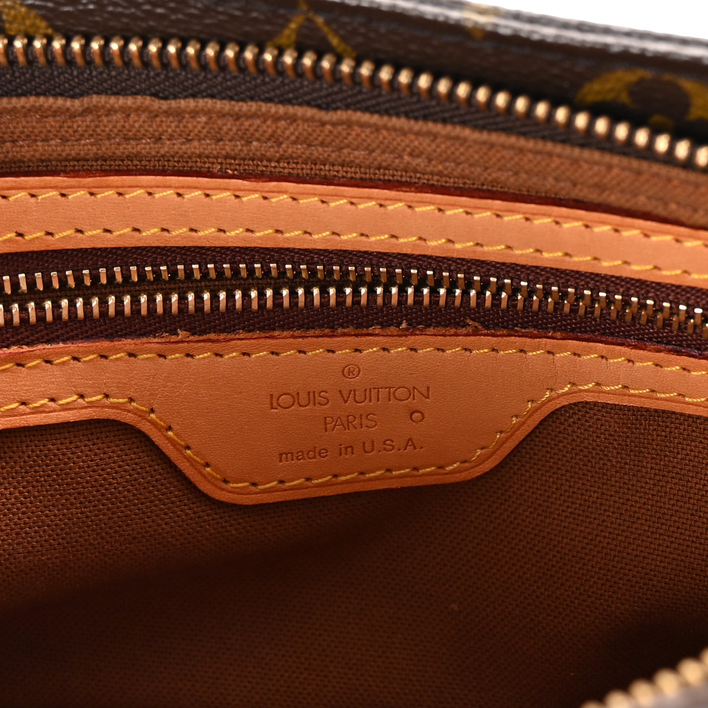 Louis Vuitton Trotteur Monogram Coated Canvas Bag - Brown