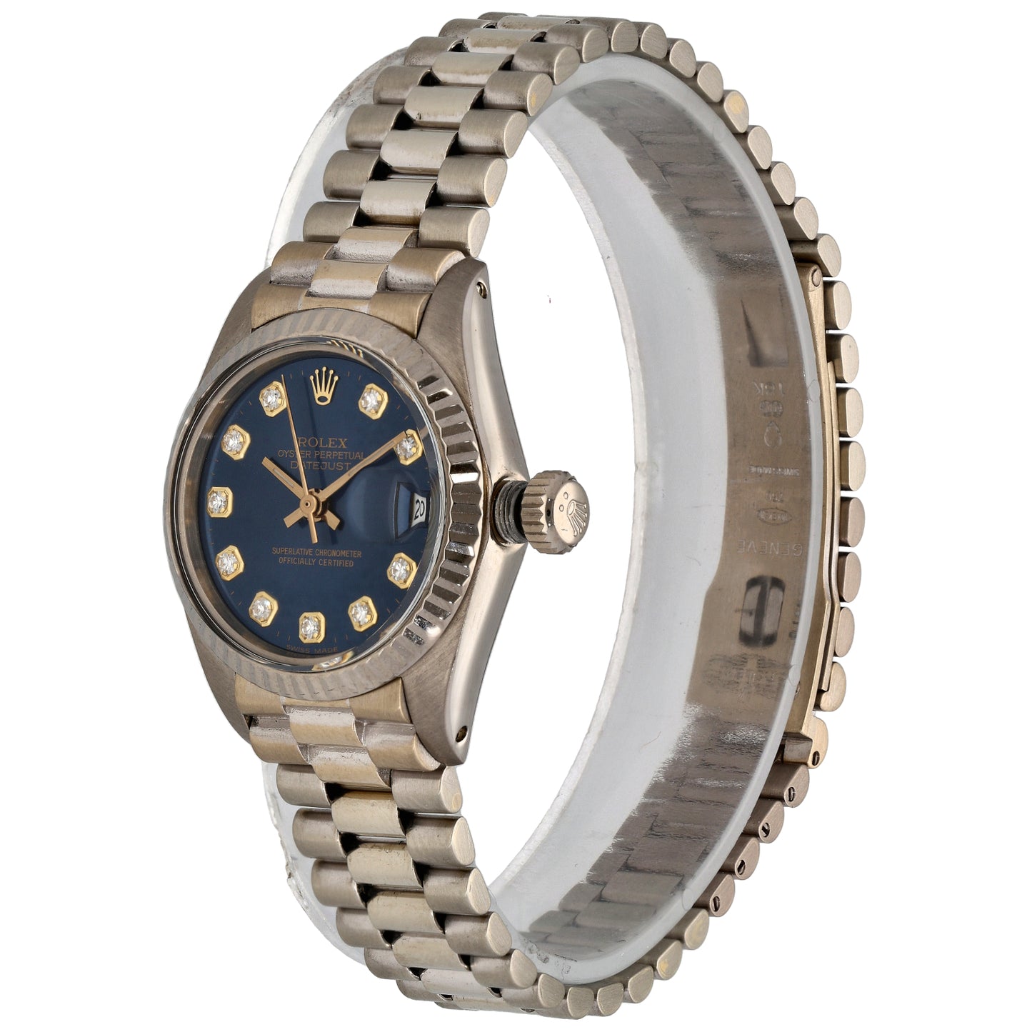 Rolex Lady Datejust 6917 26mm White Gold Watch