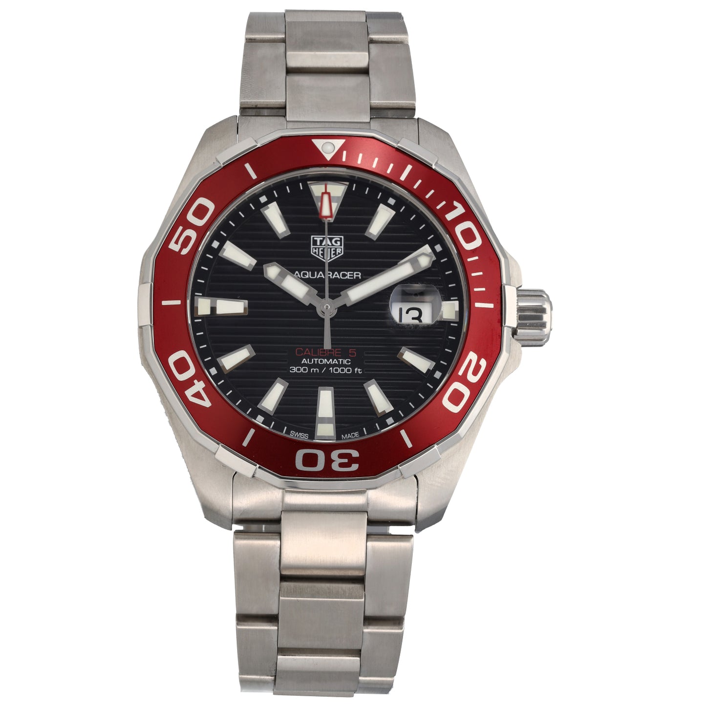 Tag Heuer Aquaracer WAY201K 43mm Stainless Steel Watch