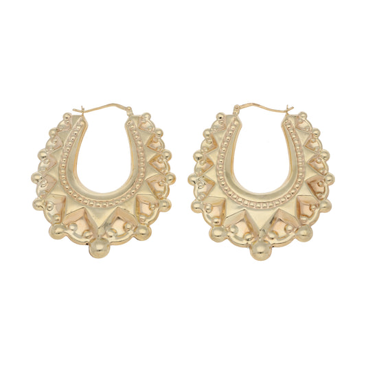 9ct Gold Hoop Earrings