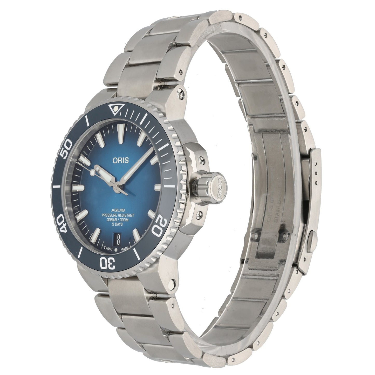 Oris Aquis 7763 43.5mm Stainless Steel Watch