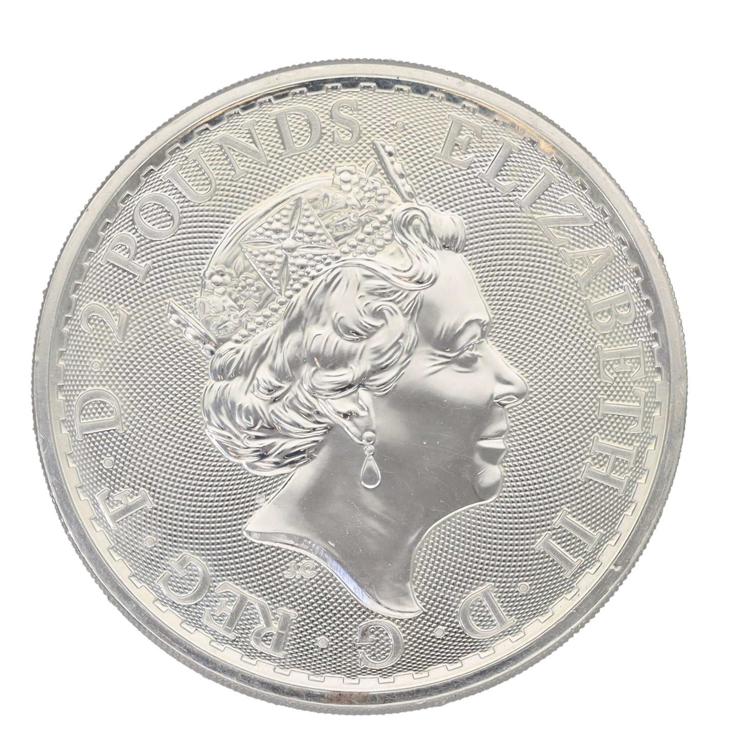 Fine Silver Queen Elizabeth II 1 OZ Britannia Coin 2019
