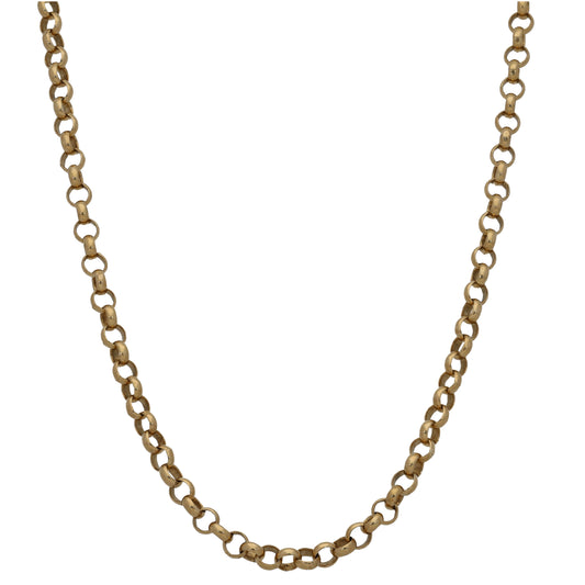 9ct Gold Belcher Chain 19"