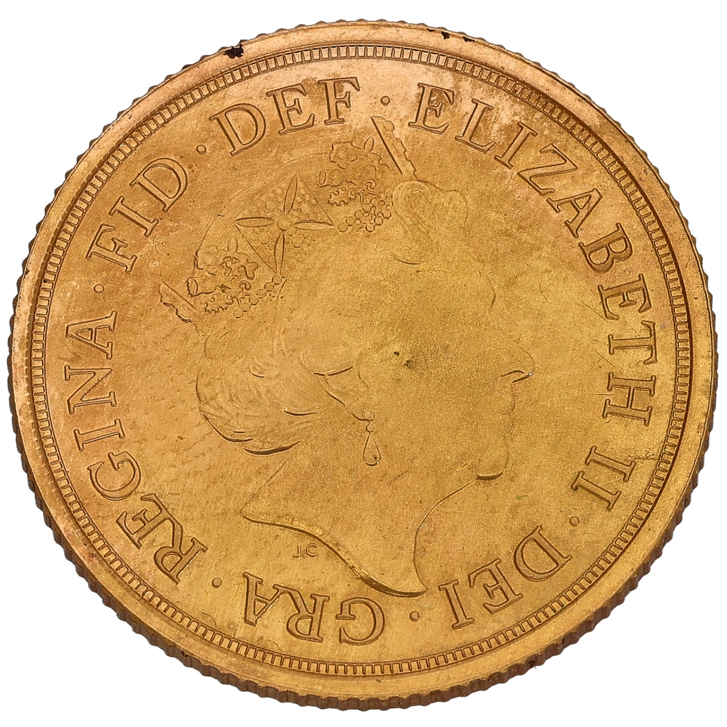 22ct Gold Queen Elizabeth II Full Sovereign Coin 2018