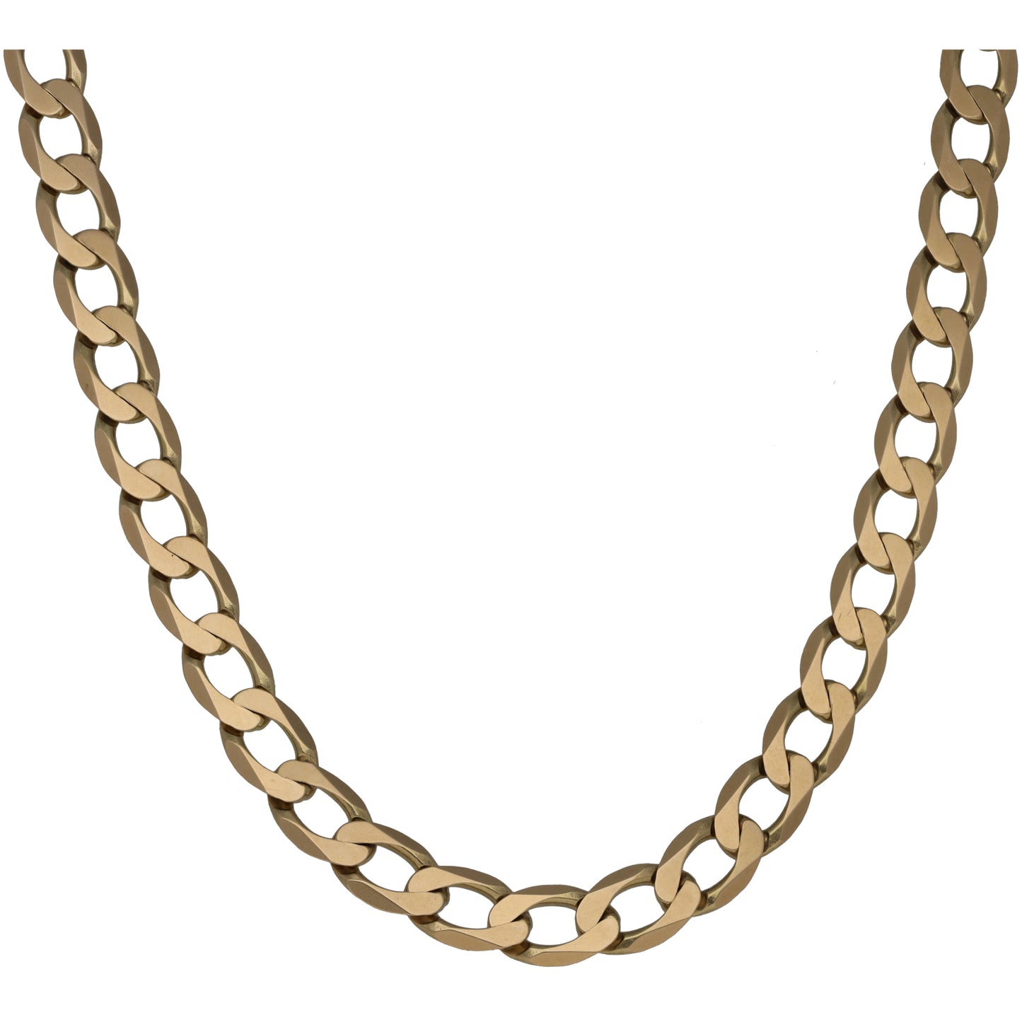 9ct Gold Curb Chain 20"