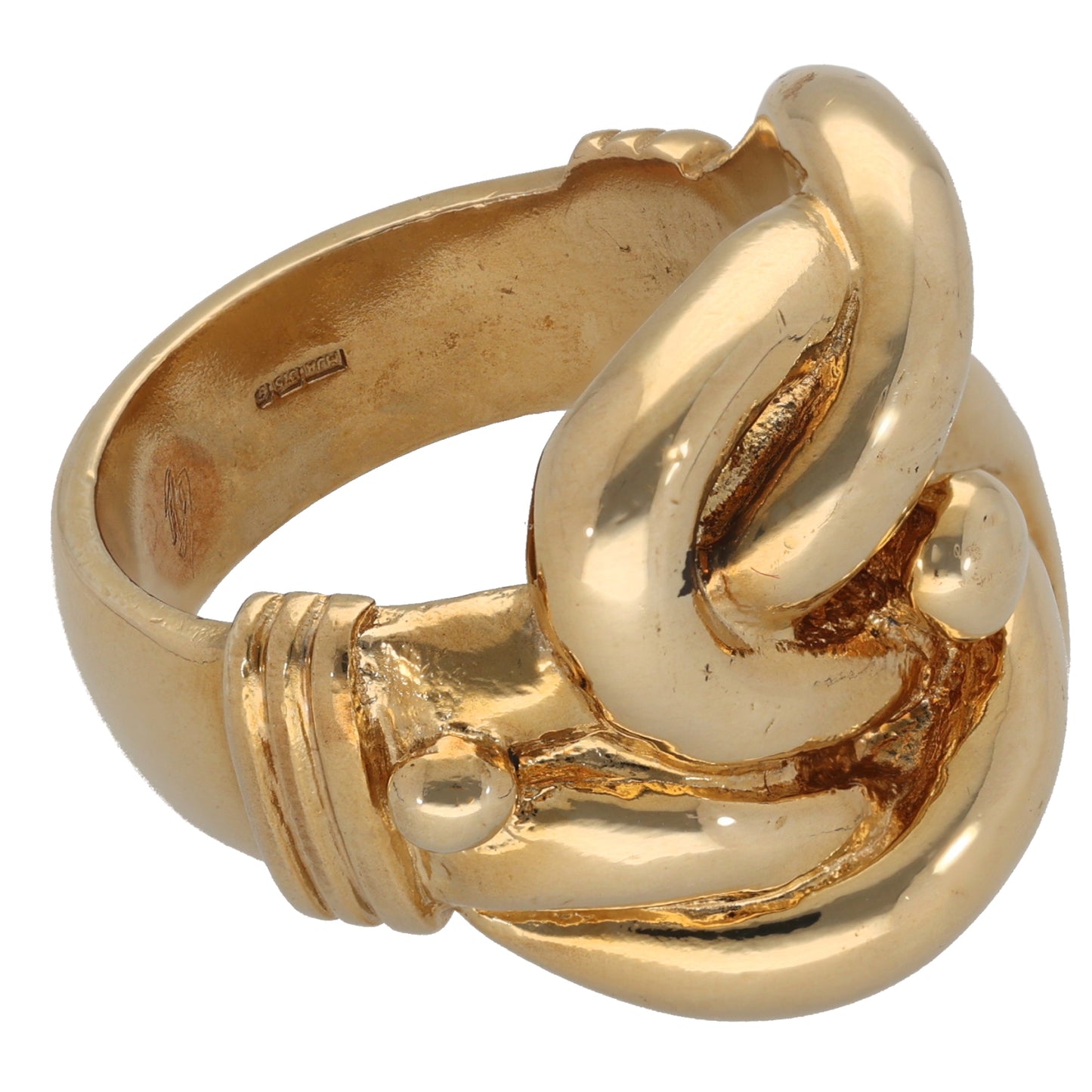 9ct Gold Knot Ring Size Y