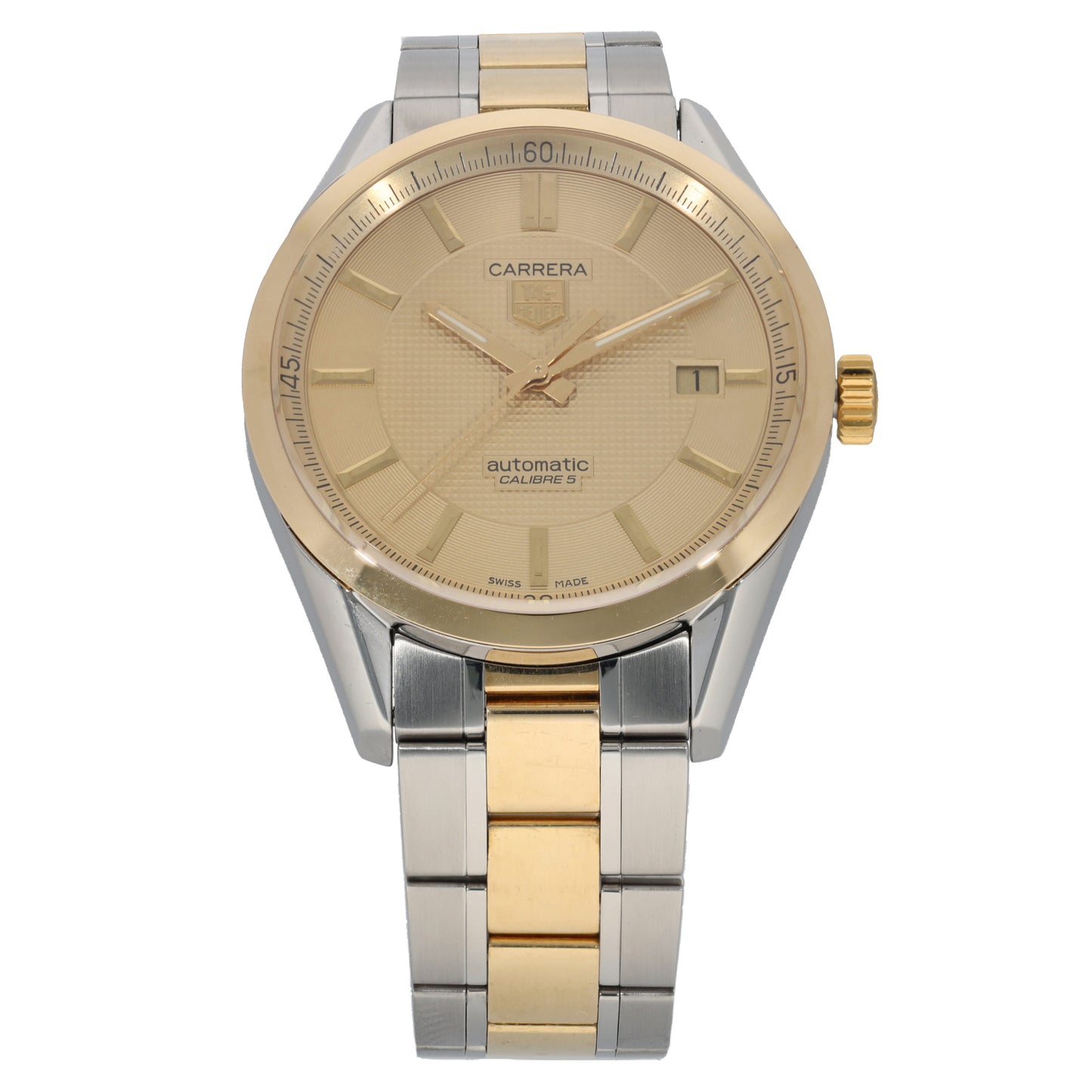 Tag Heuer Carrera WV215B 38mm Bi-Colour Watch