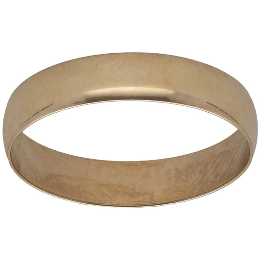 9ct Gold Plain Wedding Ring Size P
