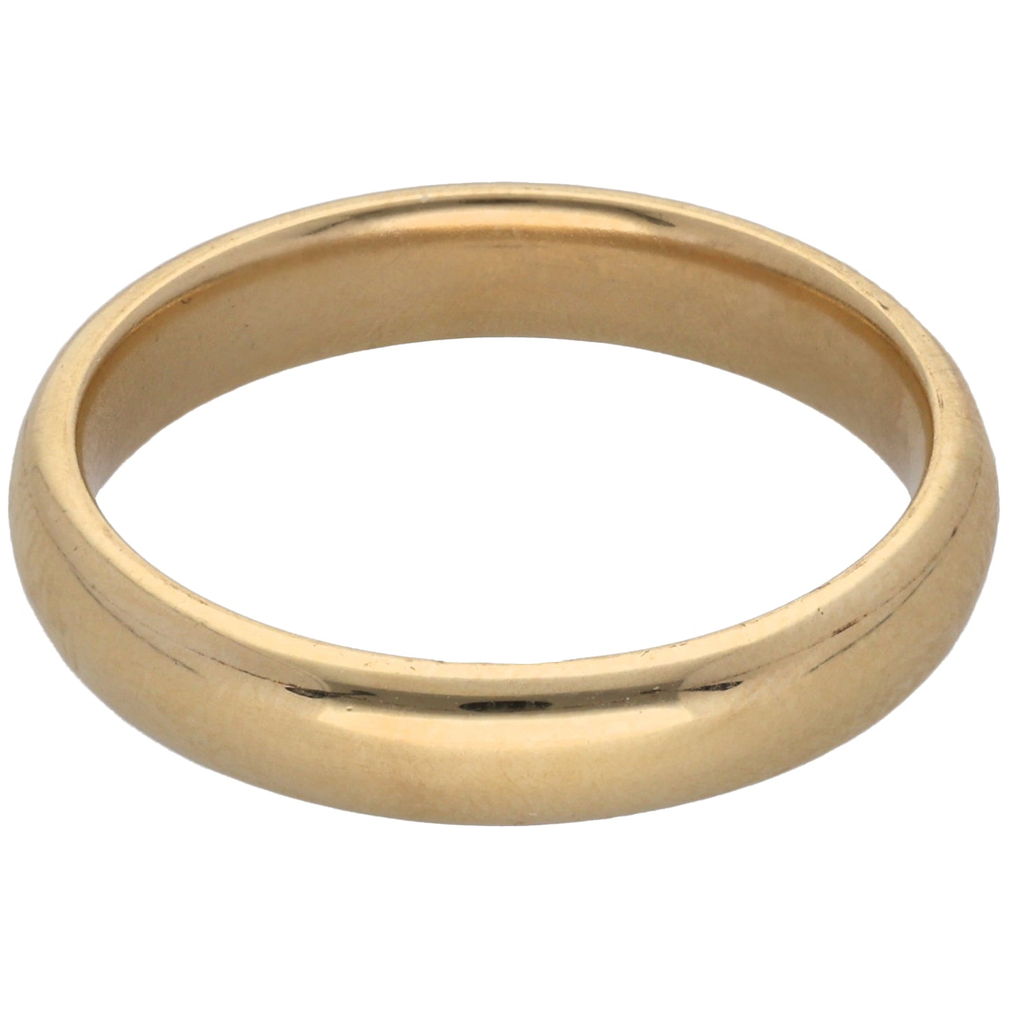 9ct Gold Plain Wedding Ring Size S