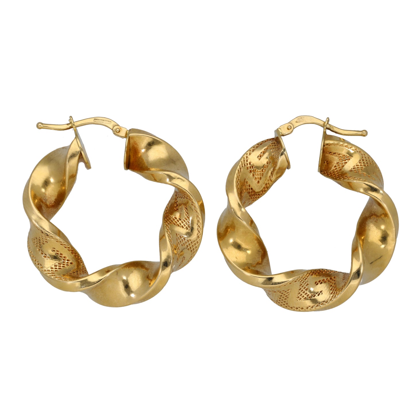 18ct Gold Hoop Earrings