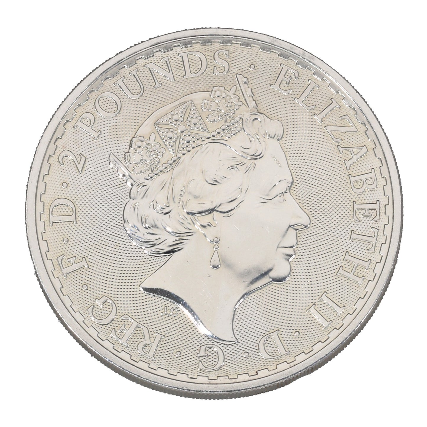 Fine Silver Queen Elizabeth II 1 OZ Britannia Coin 2019
