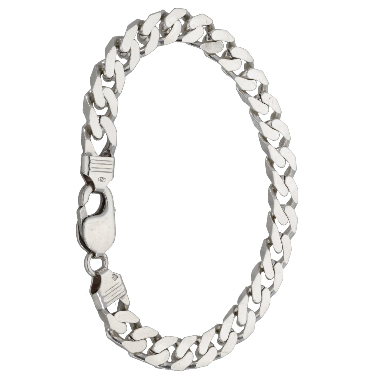 Sterling Silver Curb Bracelet