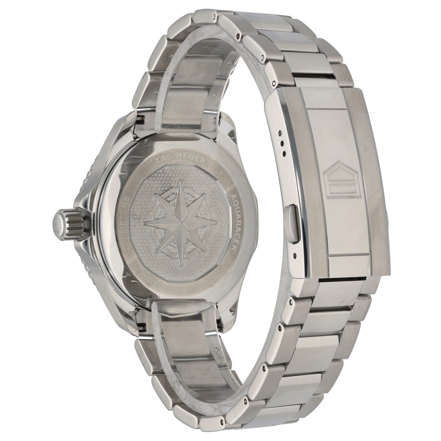 Tag Heuer Aquaracer WBP1111-2, stainless steel, silver dial, baton hour markers