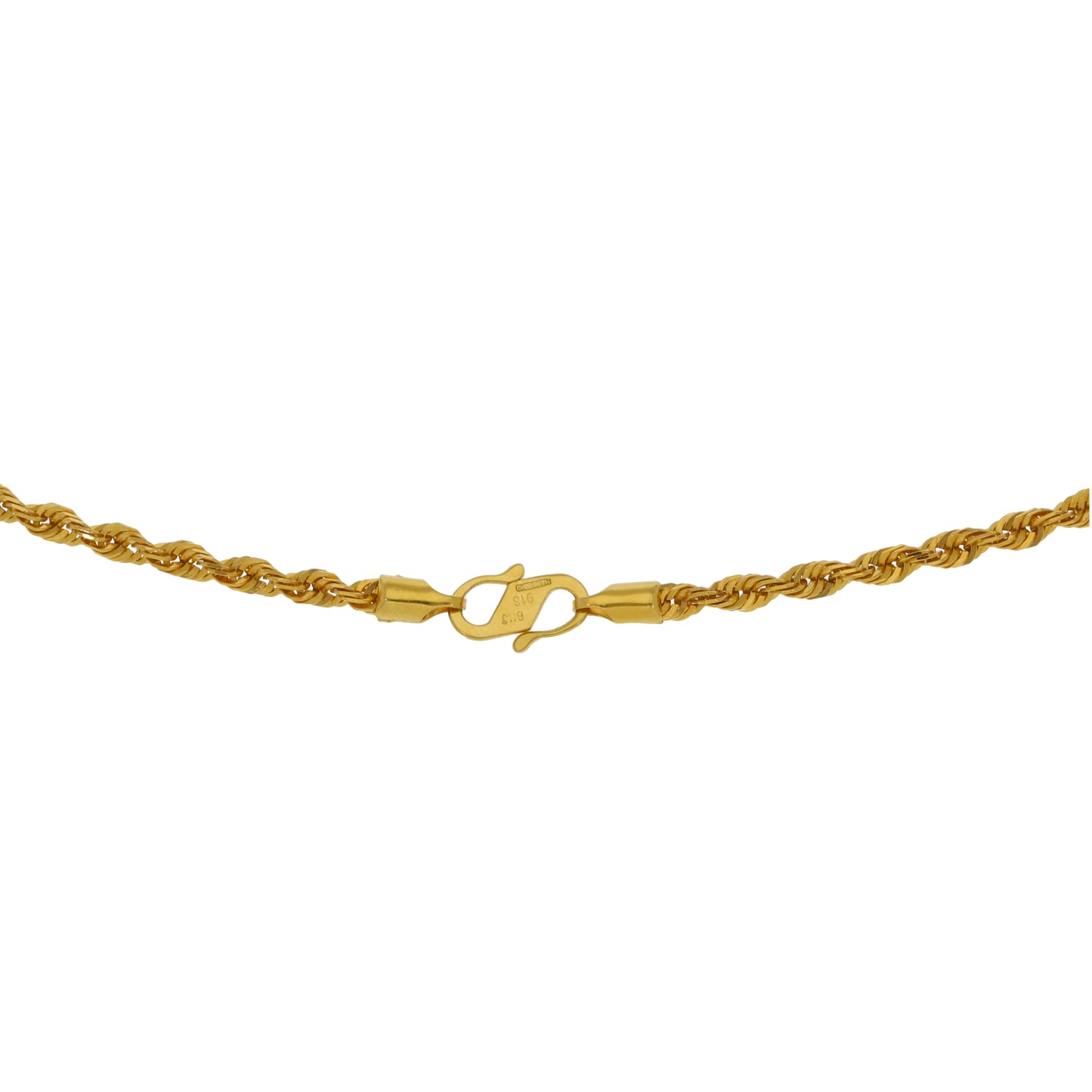 22ct Gold Rope Chain 28"