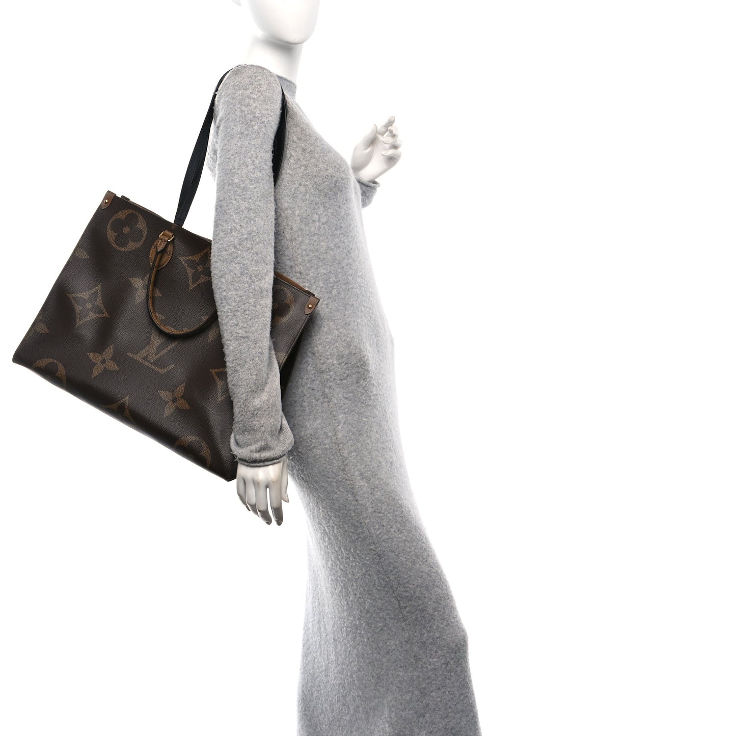 Louis Vuitton OnTheGo GM Monogram Coated Canvas Bag - Brown