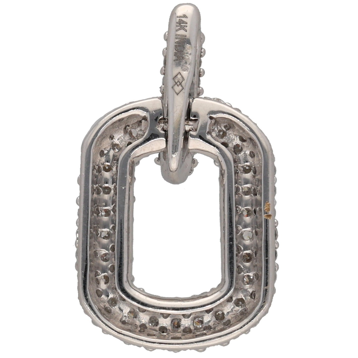 14ct White Gold 0.99ct Diamond Dress/Cocktail Pendant