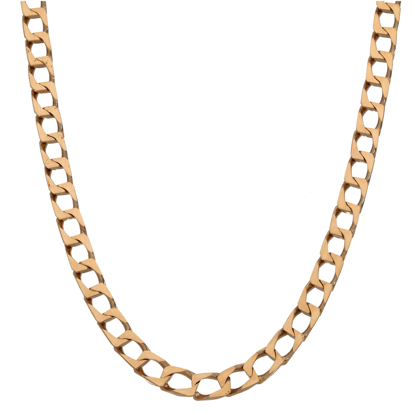 9ct Gold Curb Chain 20"