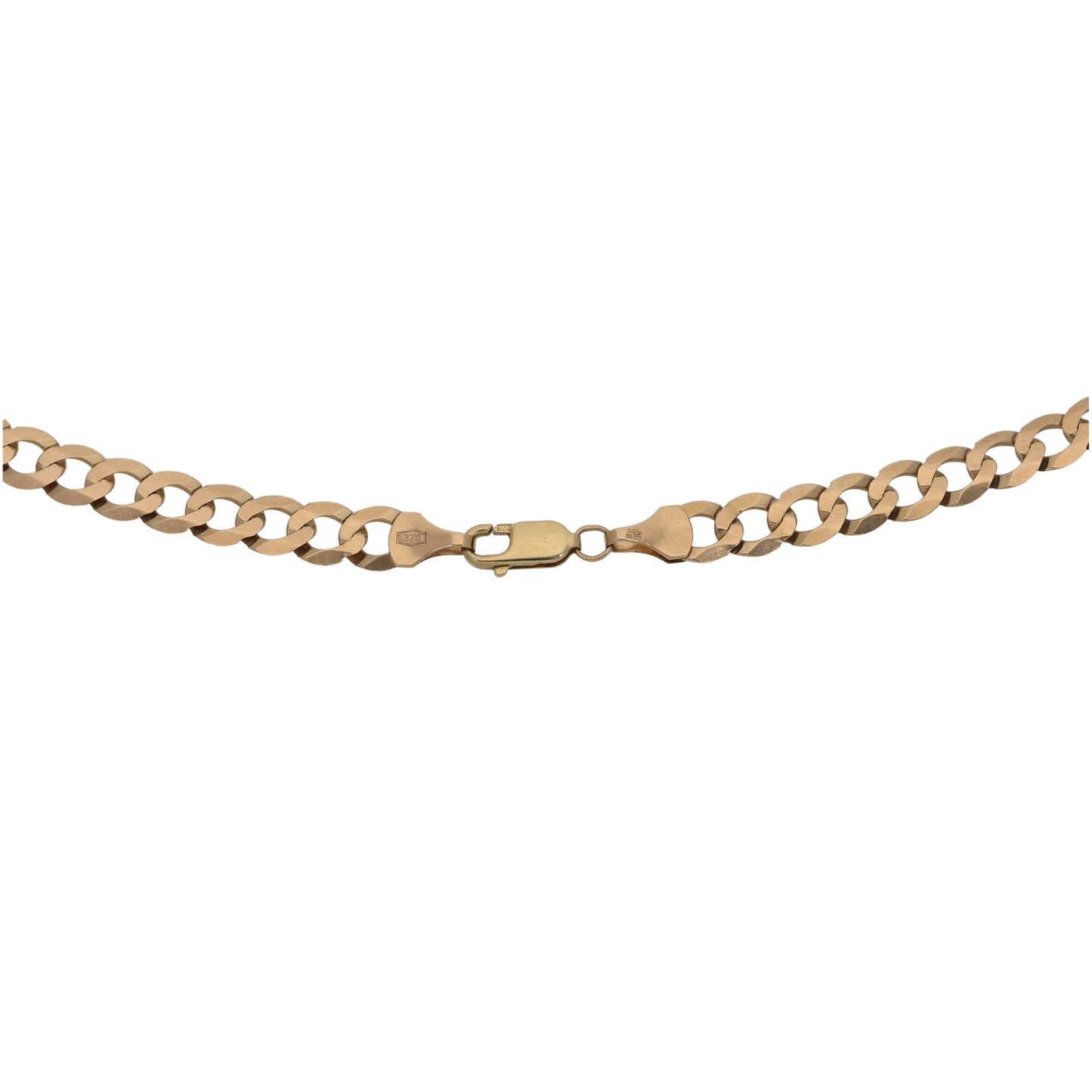 9ct Gold Curb Chain 20"