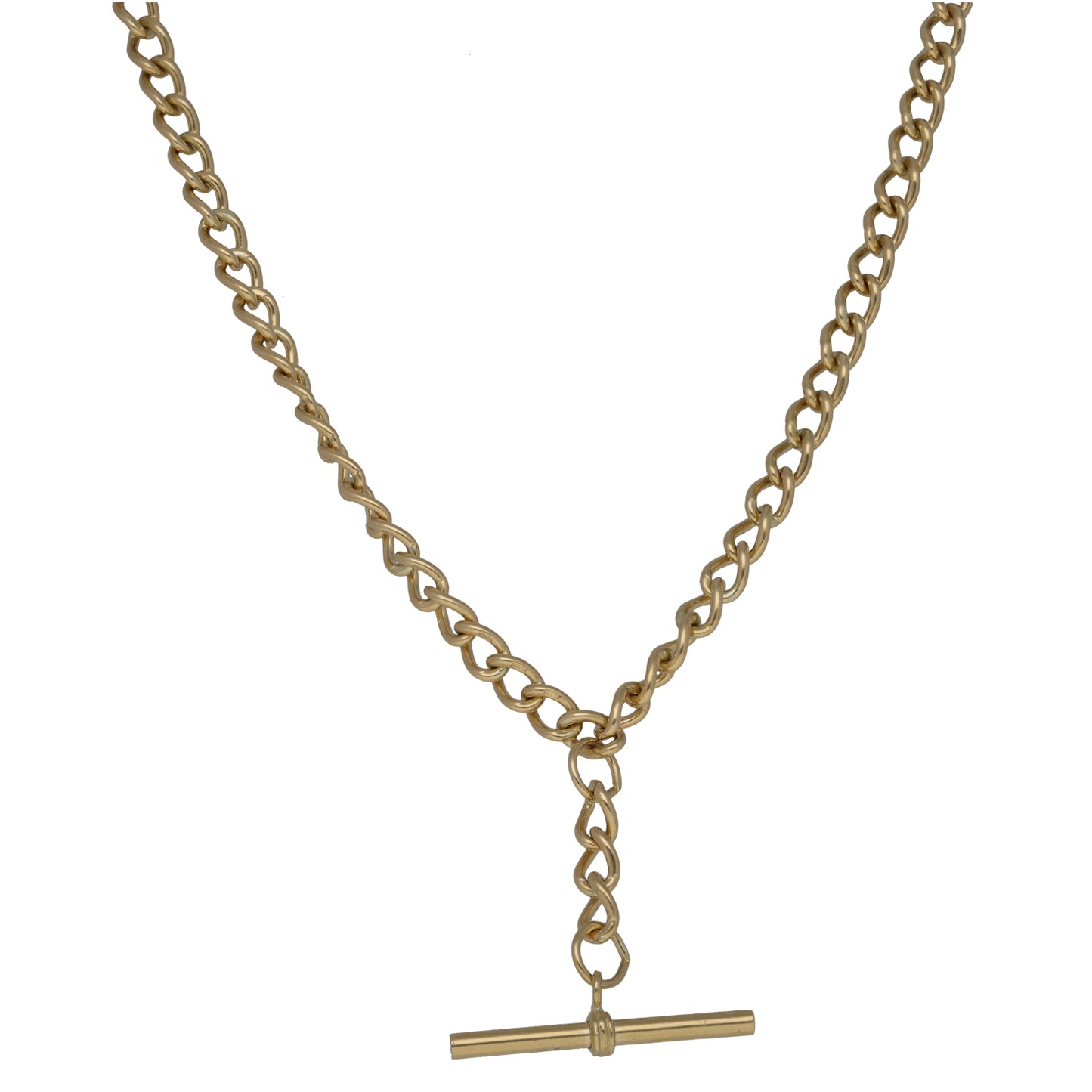9ct Gold Fob/Watch Chain 18"