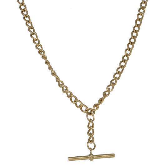 9ct Gold Fob/Watch Chain 18"