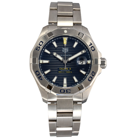 Tag Heuer Aquaracer WAY2012 43mm Stainless Steel Watch