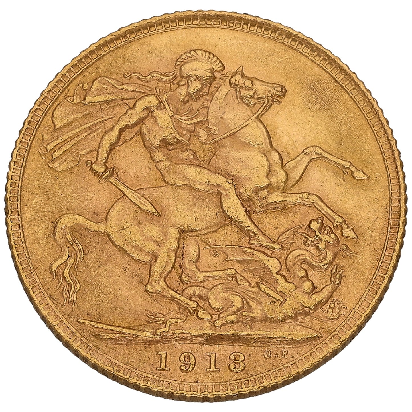 22ct Gold King George V Full Sovereign Coin 1913