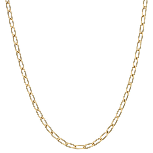 9ct Gold Curb Chain 20"