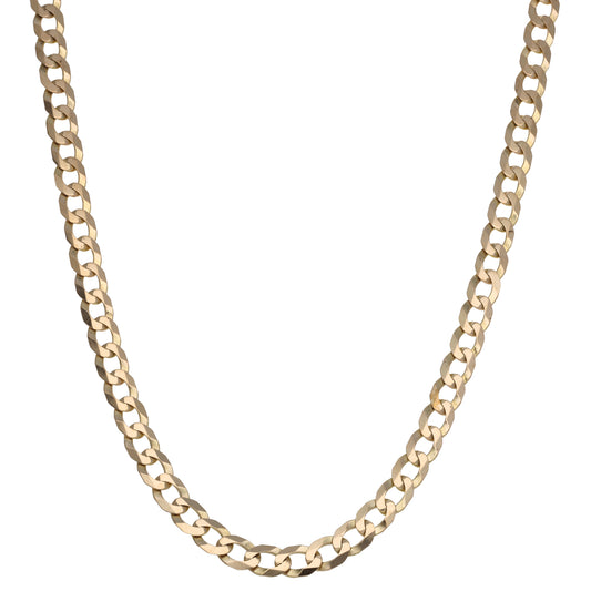 9ct Gold Curb Chain 20"