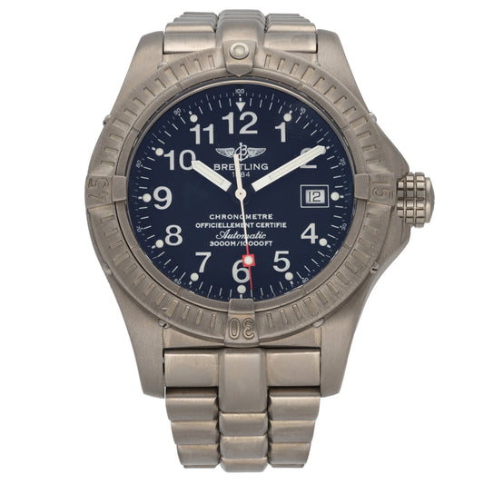 Breitling Avenger Seawolf E17370 44mm Titanium Watch
