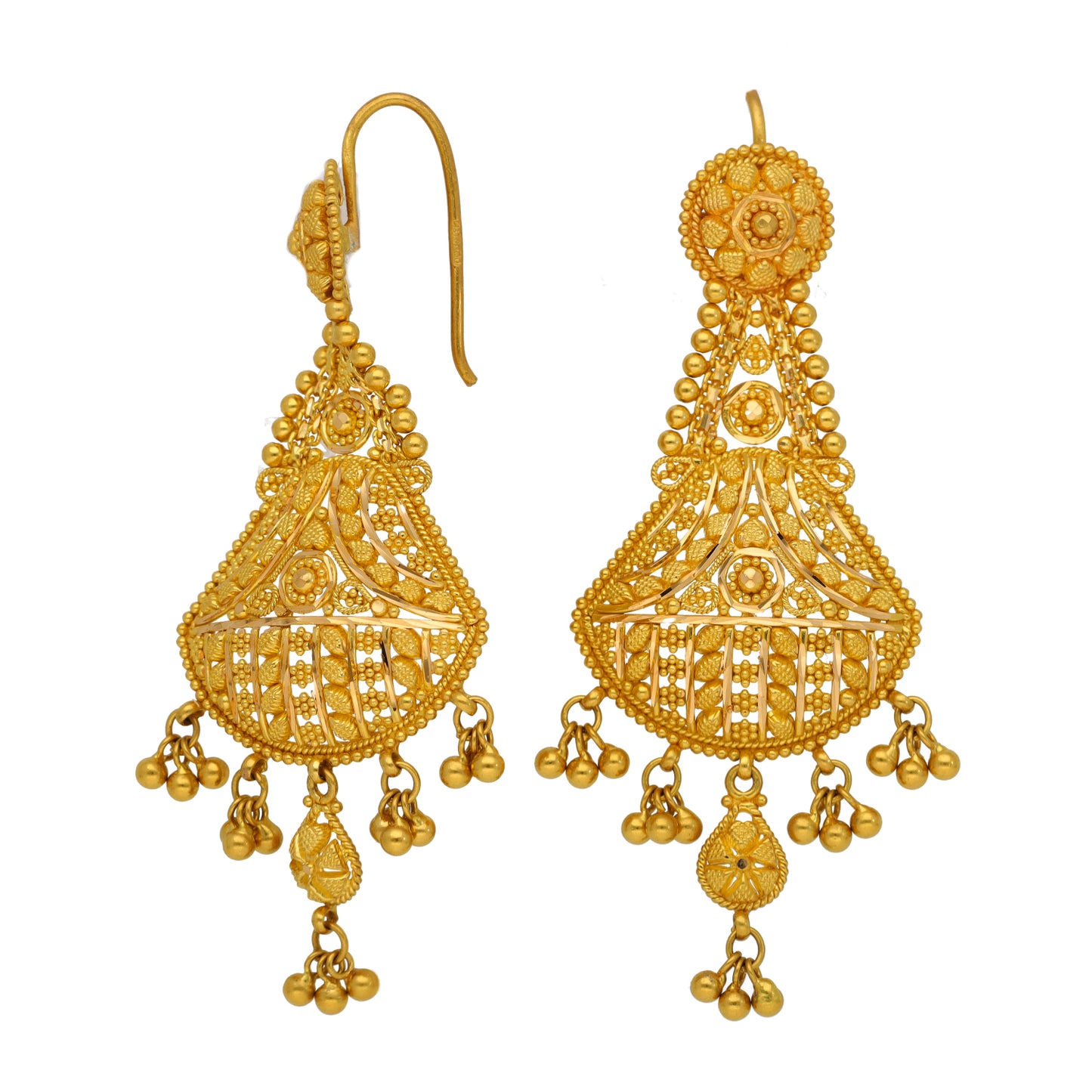 22ct Gold Drop Earrings